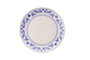 Hermia Juego de Platos de Servicio de Cerámica Azul y Blanco (6 Piezas)